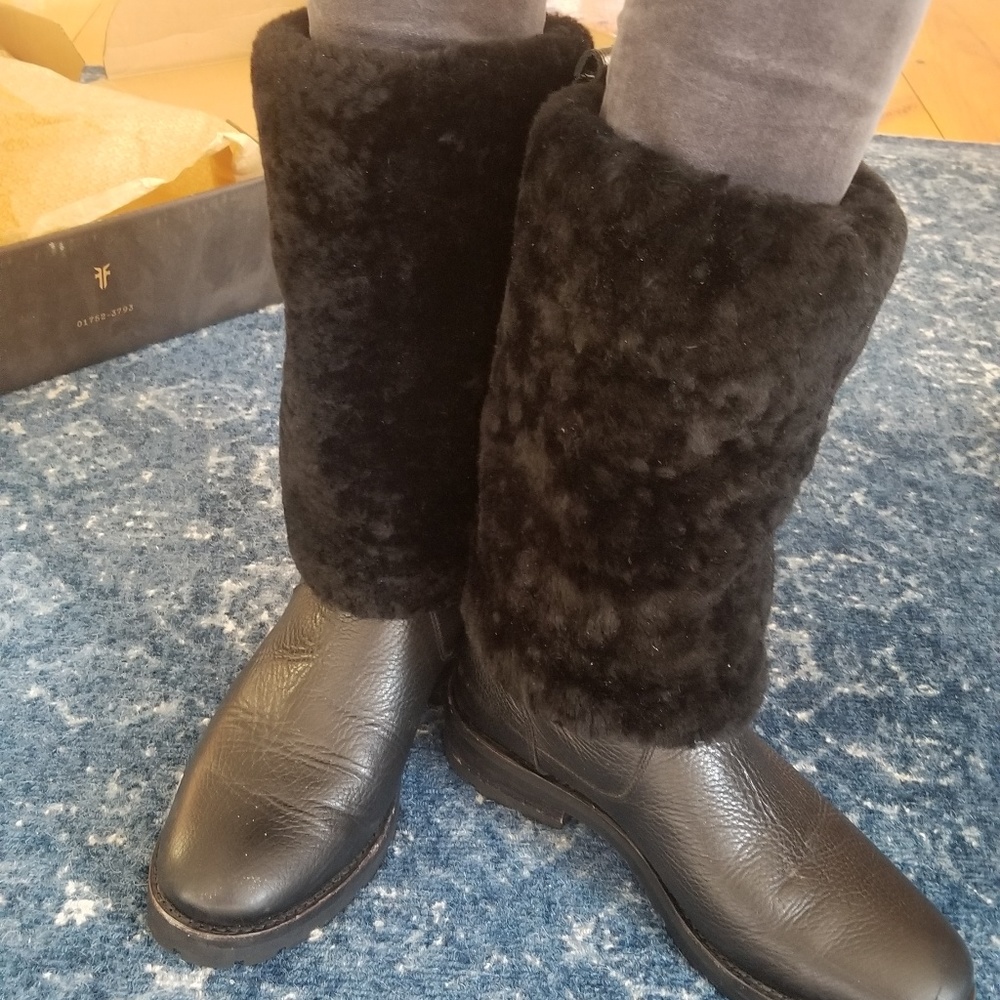 Women's Frye Shearling Boots